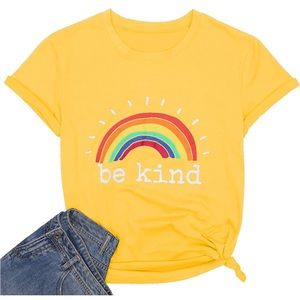 Be Kind Rainbow graphic tee - XL - NWT